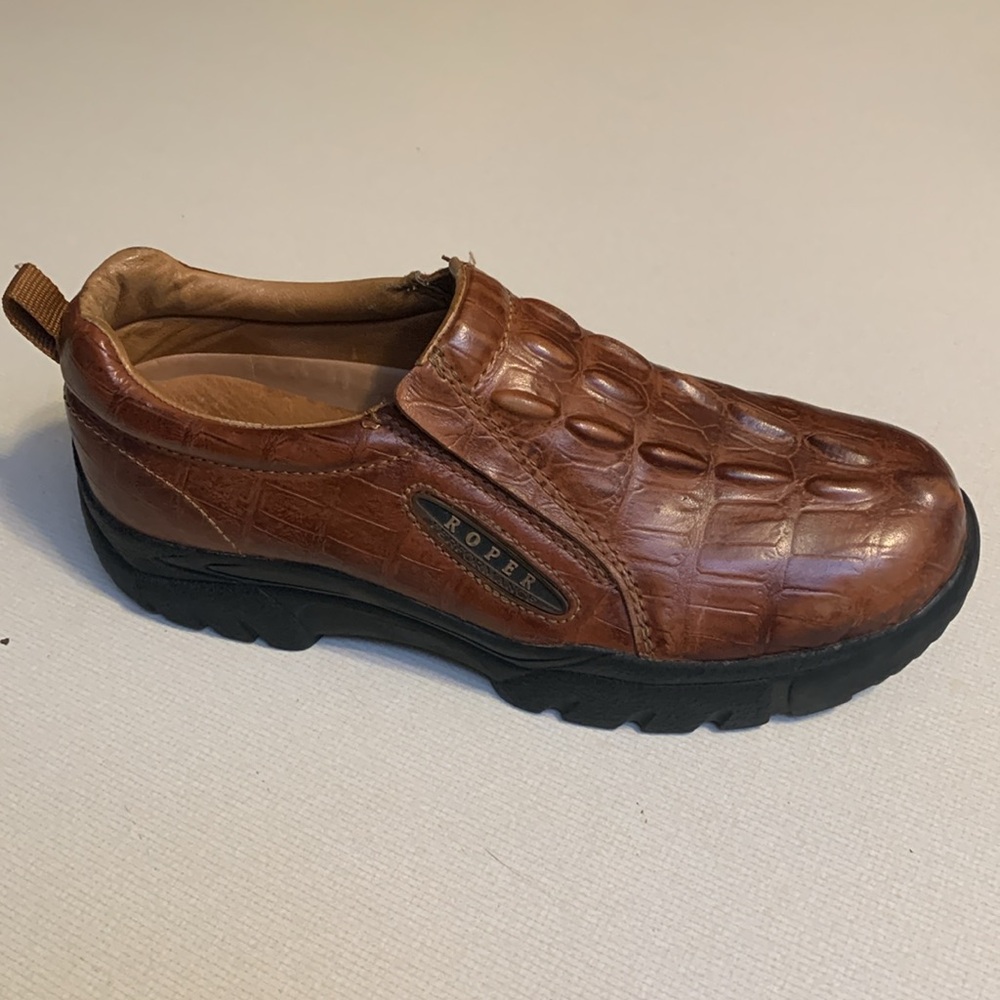 Roper Women’s Performance Ostrich Leather Shoes - Picture 2 of 8